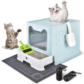 Covered Cat Litter Box, Extra Large Drawer Design by HOMAGICO
