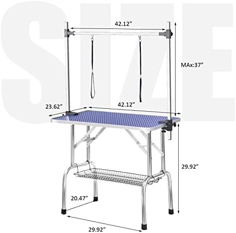 42 Inch Professional Adjustable Pet Grooming Table Heavy Duty - Image 3