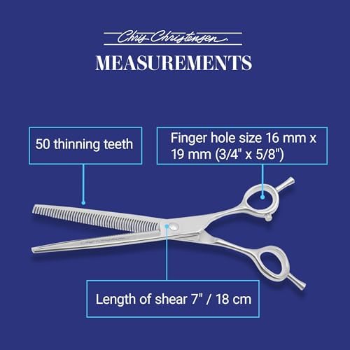 Chris Christensen Classic Series Grooming Shears, 7 in Thinner Shear, Groom - Image 5
