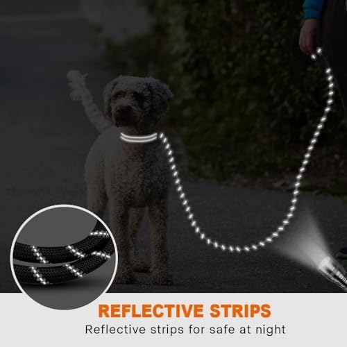 Taglory Rope Dog Leash for Small Medium Dogs, 6 FT Padded Handle - Image 5