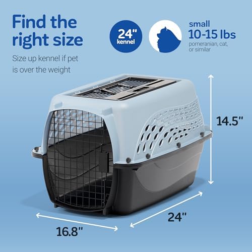 Petmate Two Door Plastic Pet Kennel - Image 4