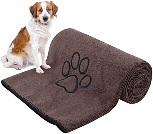 KinHwa Dog Towels for Drying Dogs, Absorbent Microfiber Pet Bath Towel by KinHwa