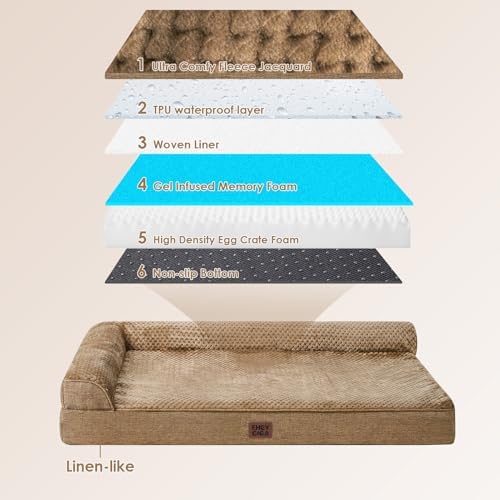 EHEYCIGA Large Dog Bed Memory Foam - Image 5