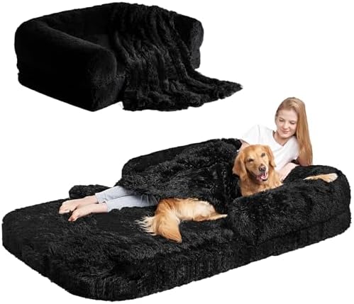 EHEYCIGA Orthopedic Foldable Human Dog Bed by EHEYCIGA