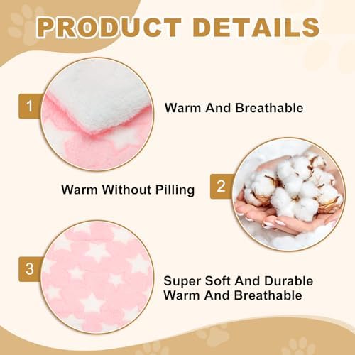 Dog Cat Bed Mat, Soft Coral Fleece Pet Cushion Pad - Image 3