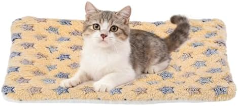Dog Cat Bed Mat, Soft Coral Fleece Pet Cushion Pad by Unknown