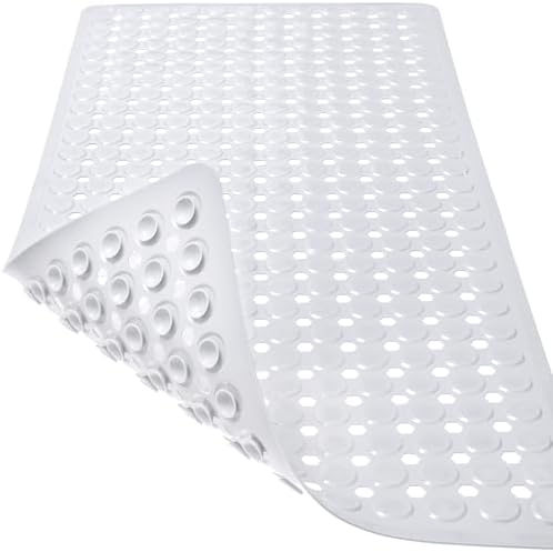TEESHLY Bath Mat for Tub & Shower, Non Slip Soft Bathmat by TEESHLY