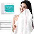 4 Pack Disposable Bath Towels 55''X27.5'’ Durable Portable Camping Towels by PUFFINTRIP