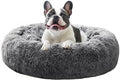 JOLLYVOGUE Calming Dog Bed Medium Size Dog, Anti-Anxiety Donut Medium Pet Bed by JOLLYVOGUE