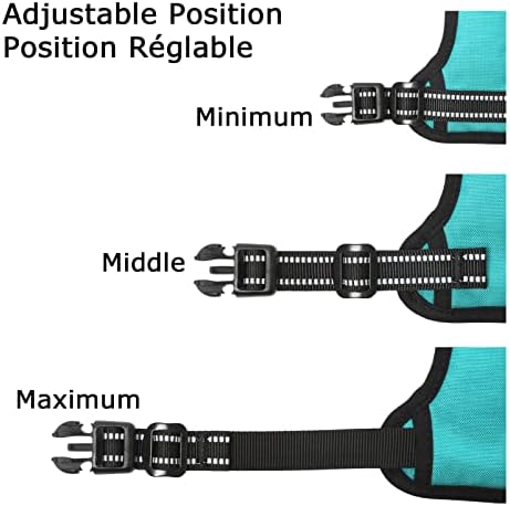 HEELE Dog Harness, No Pull Adjustable Padded Reflective Harness - Image 5