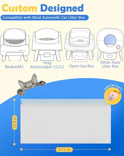 180 Count 27"x13" Cat Litter Bags Compatible - Image 2