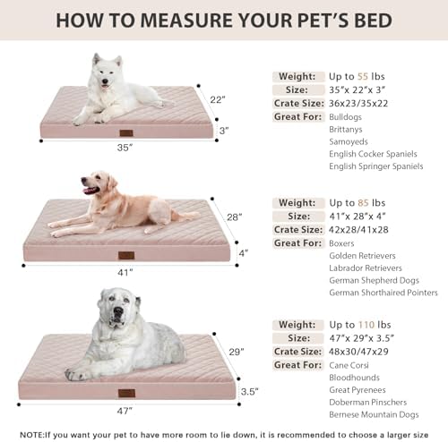 WNPETHOME Orthopedic Waterproof Large Dog Bed - Image 5