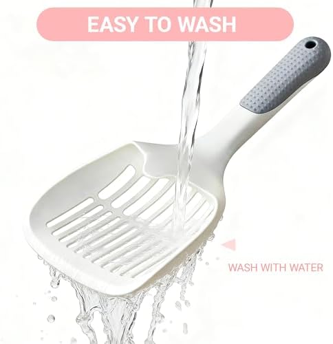 Cat Litter Scoop with Long Comfort Handle, Deep Sifting Shovel - Image 5