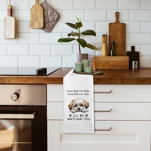 Funny Shih Tzu Shihtzu Dog Kitchen Towels Decor Accessories, Shih Tzu Shihtzu - Image 4