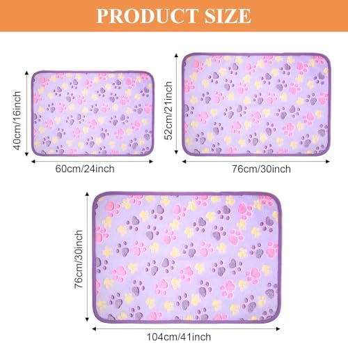 Tatuo 4 Pcs Fleece Dog Blankets - Image 3