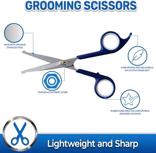Pet Magasin Japanese Stainless Steel Grooming Scissors - Image 2