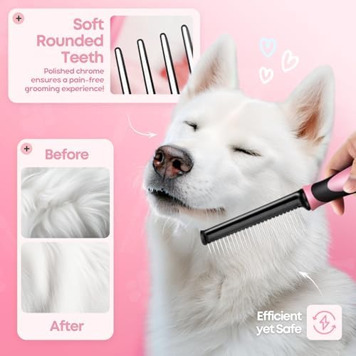 Flexzion Metal Pet Comb for Cats & Dogs - Image 6