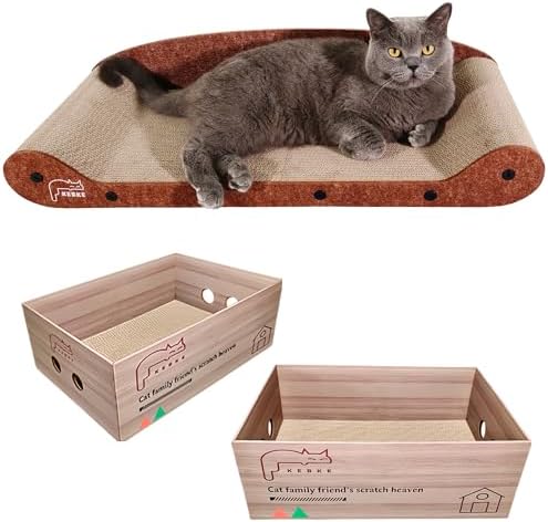 Cat Scratcher Extra Large Sofa Bed and Scratcher Box - Image 2