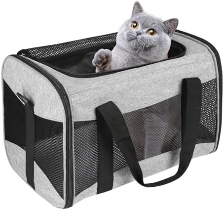Small Animals Cat Carrying Case Pet Carrier Airline Approved, Protable and by home