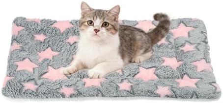Dog Cat Bed Mat, Soft Coral Fleece Pet Cushion Pad by Unknown