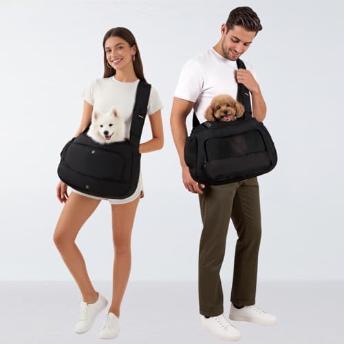 Dog Sling Carrier for Dogs & Cats, Fits 7–18lbs, Lightweight Pet Carrier Bag - Image 2