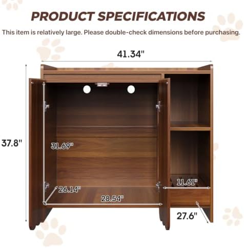Halitaa Large Litter Box Enclosure - Image 2