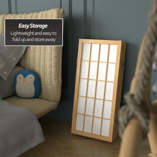 2 ft. Short Desktop Window Pane Shoji Screen - Image 5