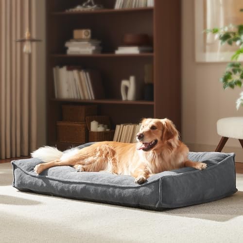 FURTIME XL Orthopedic Dog Bed Large Sized Dog, Extra Washable Dog Couch 42" by FURTIME