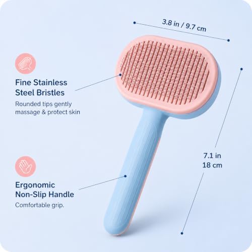 Cat Shedding Brush for long haired cats, Cat Deshedding tool - Image 4