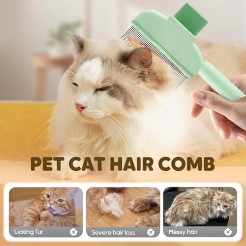 2-in-1 Pet Grooming Brush, Magic Pet Hair Remover Comb - Image 6