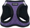 Voyager Step-in Plush Dog Vest Harness -Purple Faux Leather by BestPetSuppliesLLC