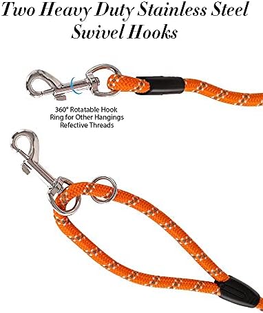 Long Dog Leash for Training 10FT/16FT/20FT/30FT/50FT/100FT, Reflective Tie Out - Image 4
