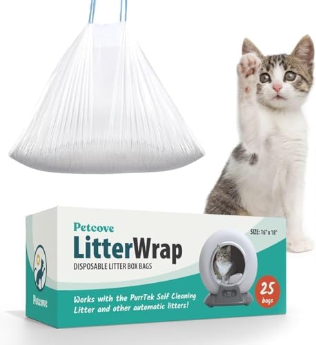 PetCove Cat Litter Box Liners LitterWrap Cat Litter Bags by PetCove