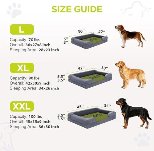 Waterproof Orthopedic Dog Bed for Extra Large Sized Dogs - Image 4