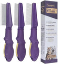 Temapex 3PCS Pet Comb for Grooming Long & Short Haired Cats & Dogs by Temapex
