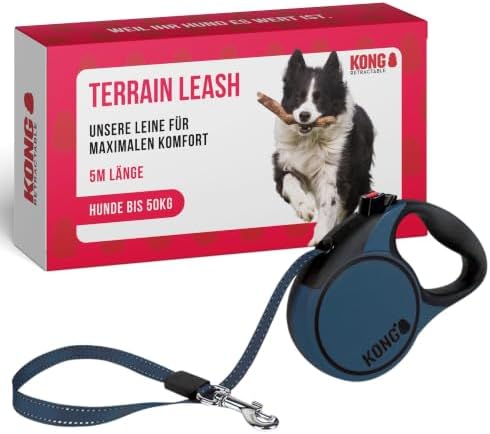 Alcott Kong Terrain Retractable Dog Leash by KONG