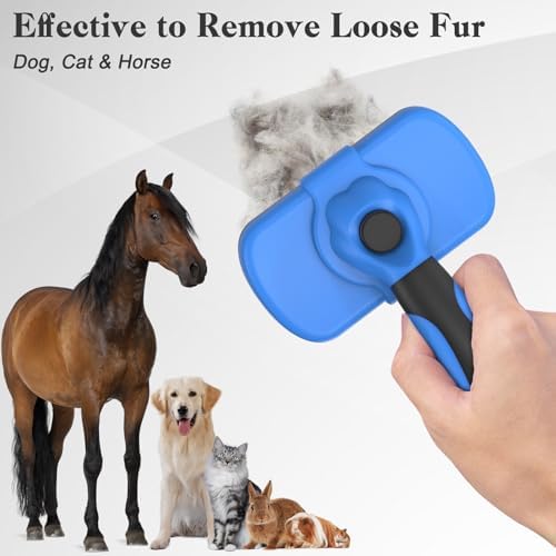 Dipoo Self-Cleaning Brush for Pet Deshedding - Image 6