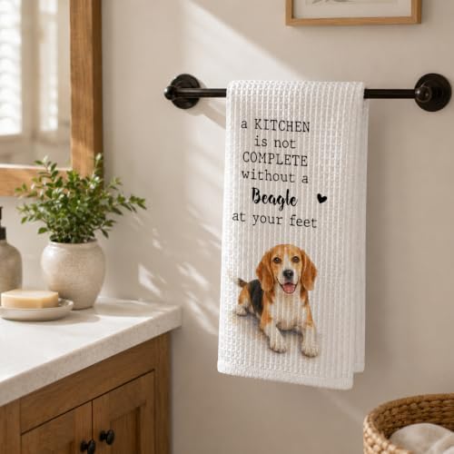 Beagle Kitchen Towel, Funny Dog Lover Kitchen Decor - Image 6