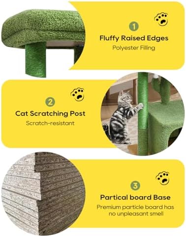 SYANDLVY 27" Cactus Cat Tree for Indoor Cats - Image 5