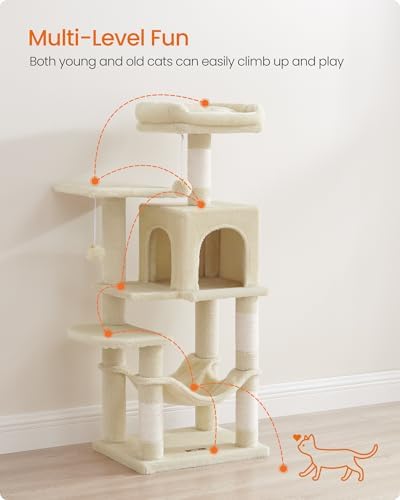 Feandrea Cat Tree, 44.1-Inch Cat Tower - Image 3