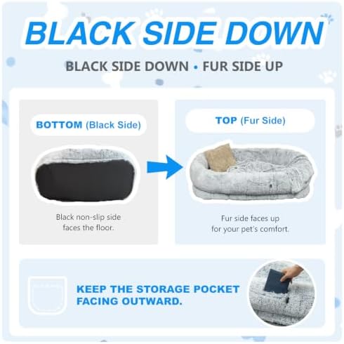 WROS Human Dog Bed for Adult - Image 3