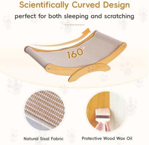 Extra-Larger Sisal Cat Scratcher Bed, Furniture Protector - Image 3
