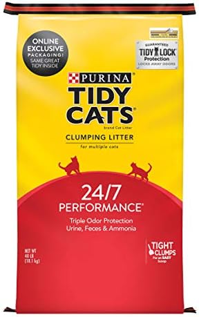 Purina Tidy Cats Clumping Cat Litter, 24/7 Performance Multi Cat Litter - 40 by PurinaTidyCatsLitter