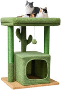 SYANDLVY 27" Cactus Cat Tree for Indoor Cats by SYANDLVY