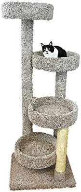 New Cat Condos 190113-Neutral Color Solid Wood Large Cat Playground by New+Cat+Condos