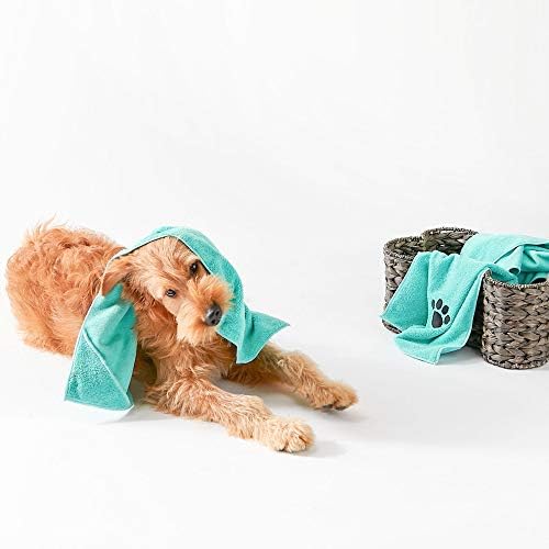 Bone Dry Pet Grooming, Embroidered Microfiber Towel Drying Collection - Image 3