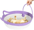 Cotton Rope Cat Bed, Instinct Hand Woven Basket by WEAVELYRICS