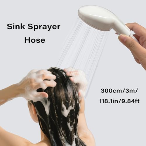 9.84FT/3M Sink Spray Rubber Hose, Sink Hose Sprayer Attachment - Image 5