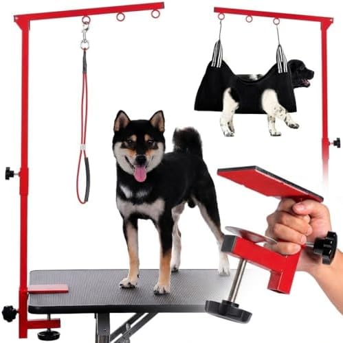Dog Grooming Table Arm with Hammock by Phenfor