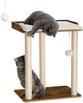 FourFurPets Modern Cat Tree for Large Cats, Full Sisal Cat Scratching Post by FourFurPets